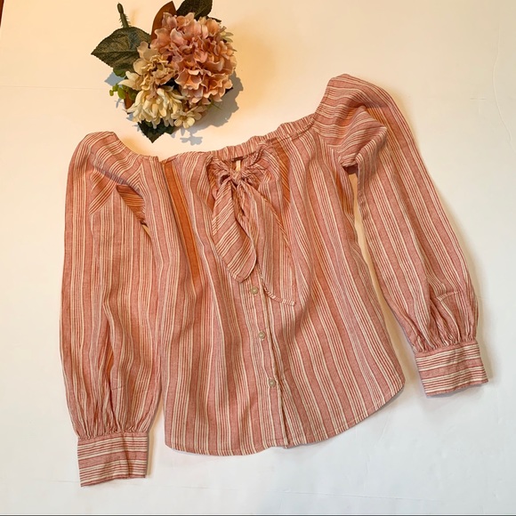 Free People Off Shoulder Top - Picture 2 of 4